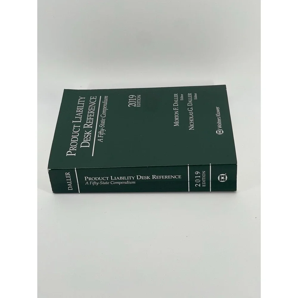 Product Liability Desk Reference 2019 Paperback Fifty-State Compendium